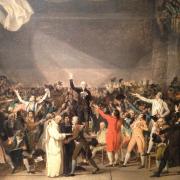 Quel peintre a réalisé un tableau très célèbre de cet événement ? (cliquez sur l'image)