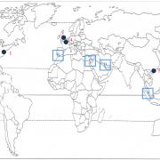 Quelle métropole mondiale correspond au numéro 1 ? (cliquez sur la carte pour l'agrandir)