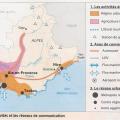 Quelles sont les principales aires urbaines de la région PACA ? (cliquez sur le schéma)